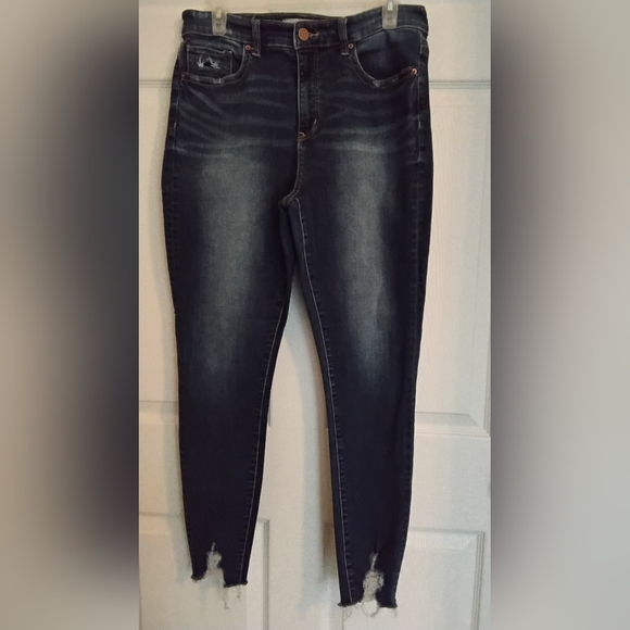 Blue Spice Womens Ripped And Distressed Stretch Jeans - Picture 1 of 5
